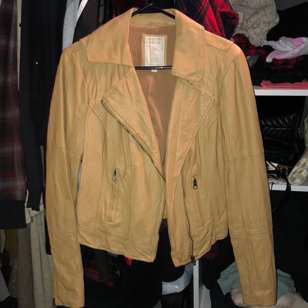 Guess leather jacket